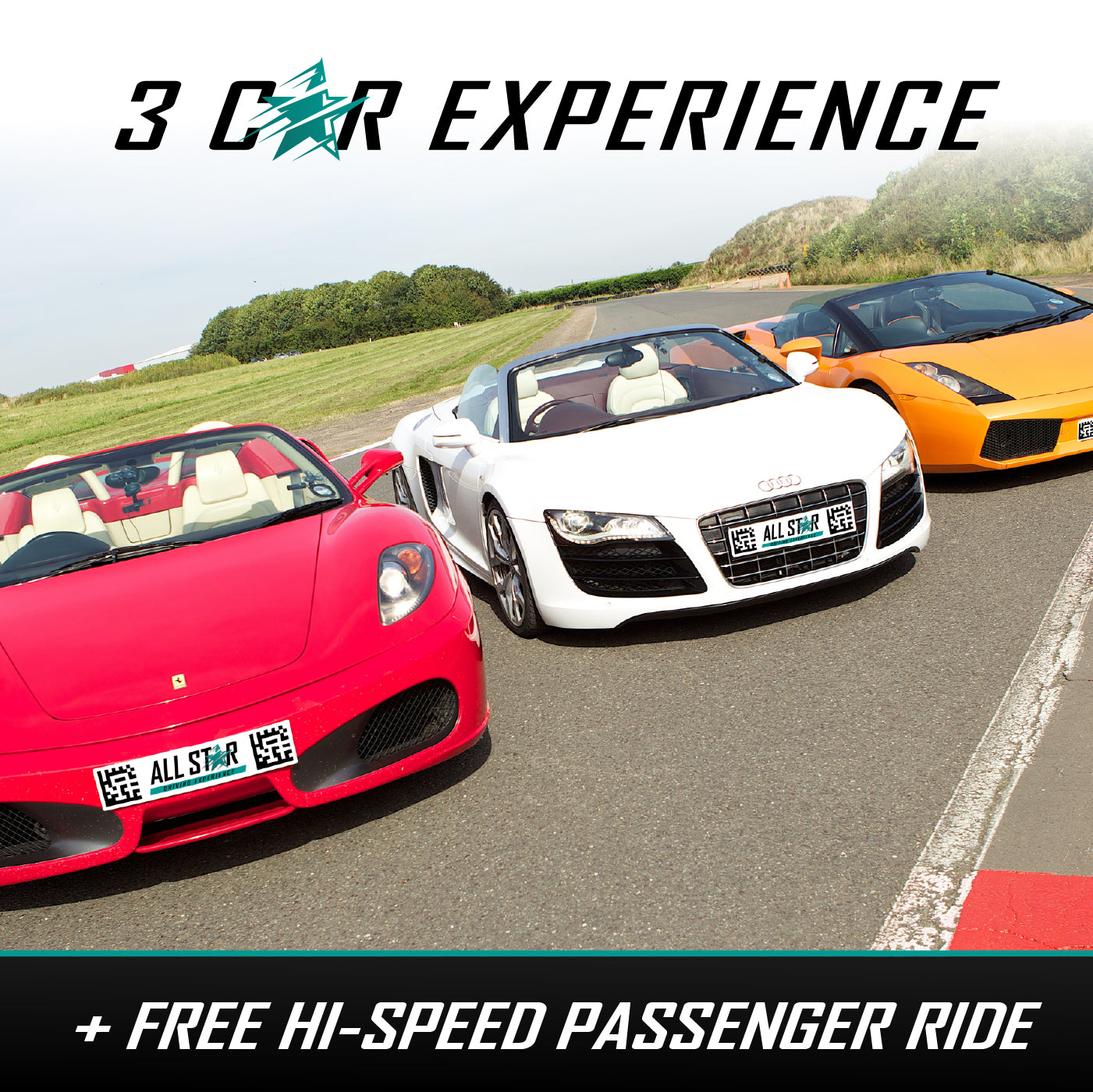Driving Experience - 3 cars