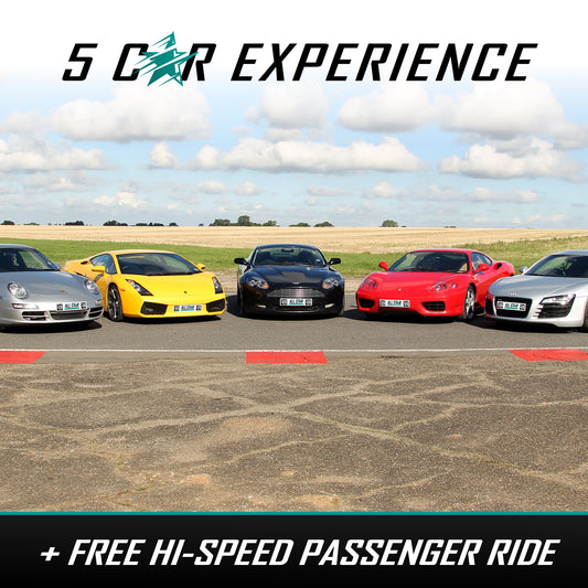 Driving Experience – 5 Cars