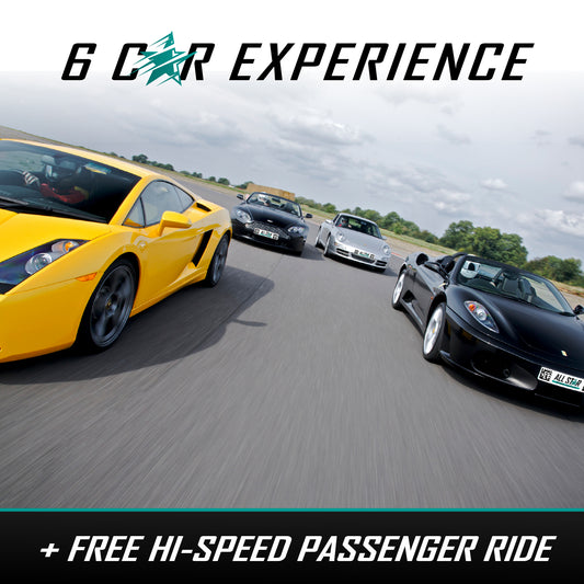 Driving Experience – 6 Cars