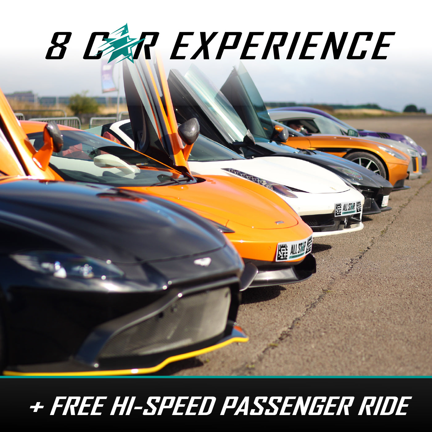 Driving Experience – 8 Cars