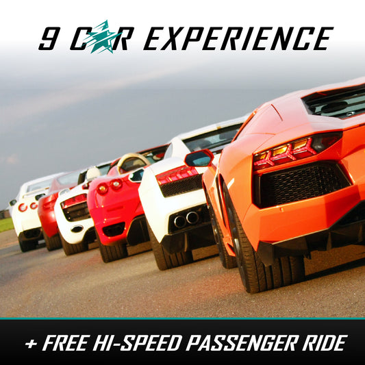 Driving Experience – 9 Cars